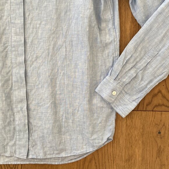 Acne Studios Bela Slub Linen Shirt - Picture 10 of 10